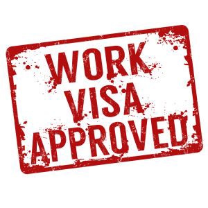 work visa approved