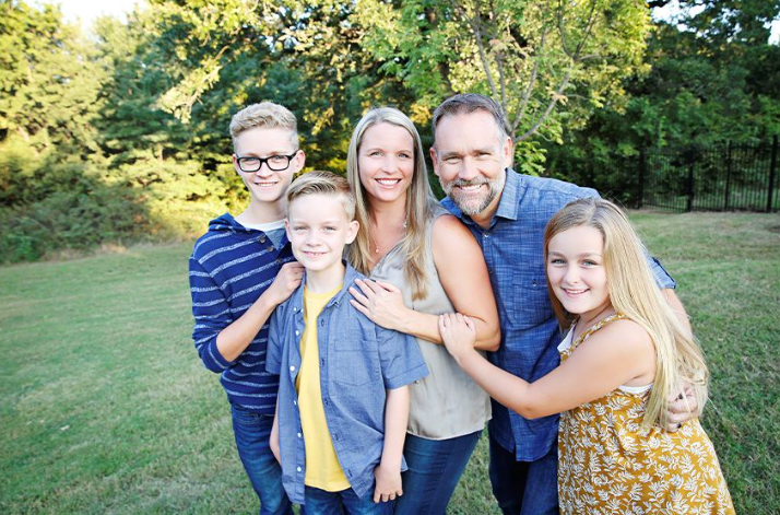 Nathan Christensen and family 